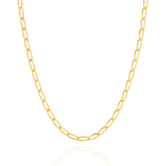 Levont Diamond Cut Flat Curb Long Links Chain