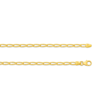 Levont Diamond Cut Flat Curb Long Links Chain