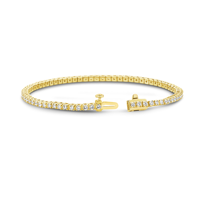 Levont 2ct Diamond Tennis Band in Yellow Gold