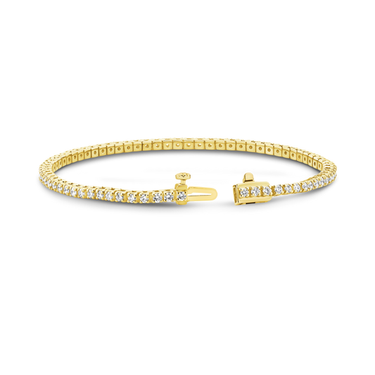 Levont 2ct Diamond Tennis Band in Yellow Gold
