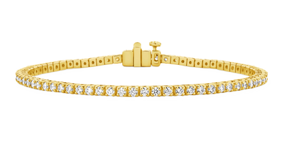 Levont 2ct Diamond Tennis Band in Yellow Gold