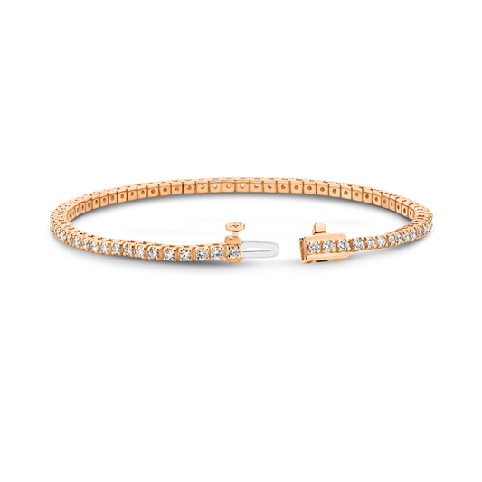 Levont 2ct Diamond Tennis Band in Rose Gold