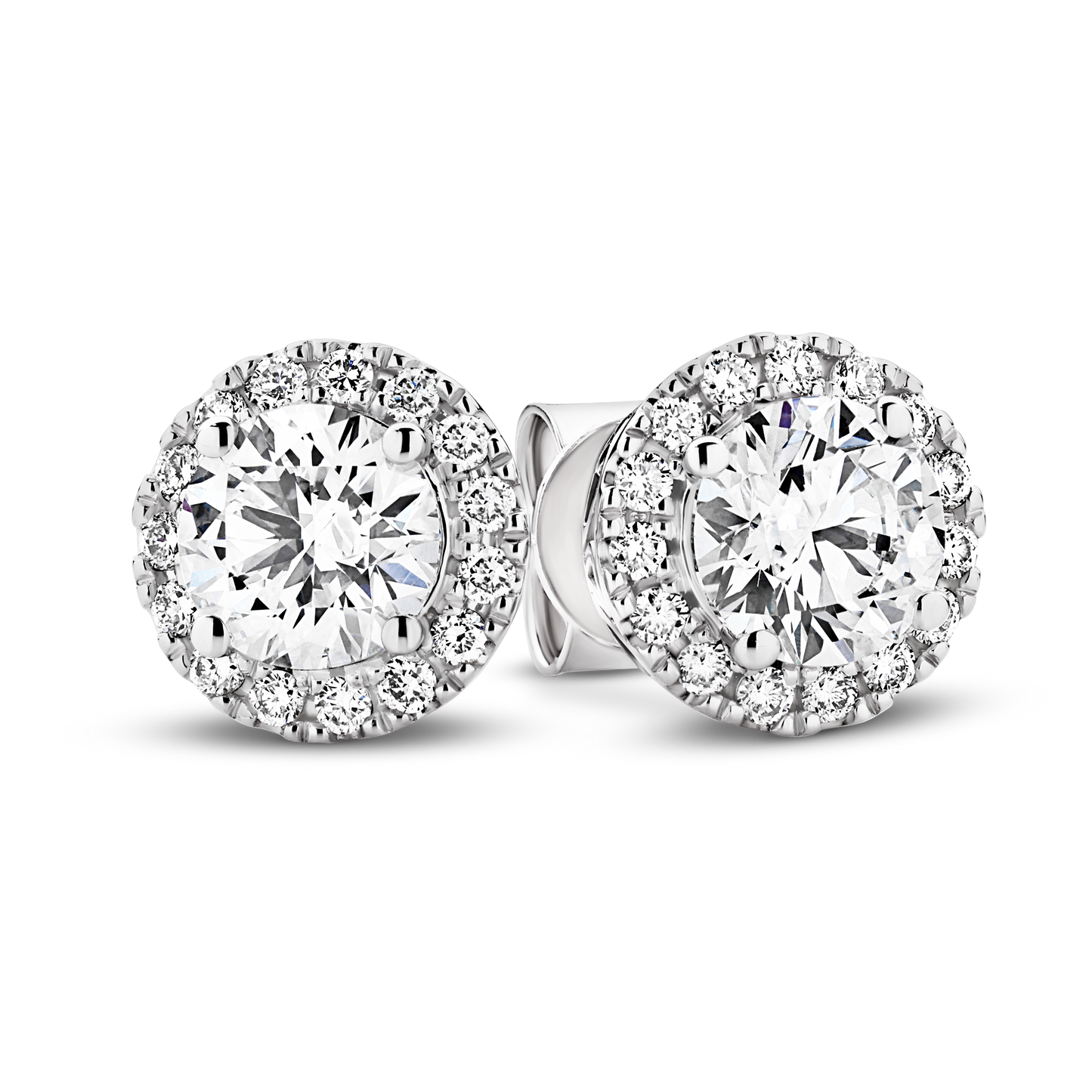 Levont Glamorous Diamond Halo Earrings