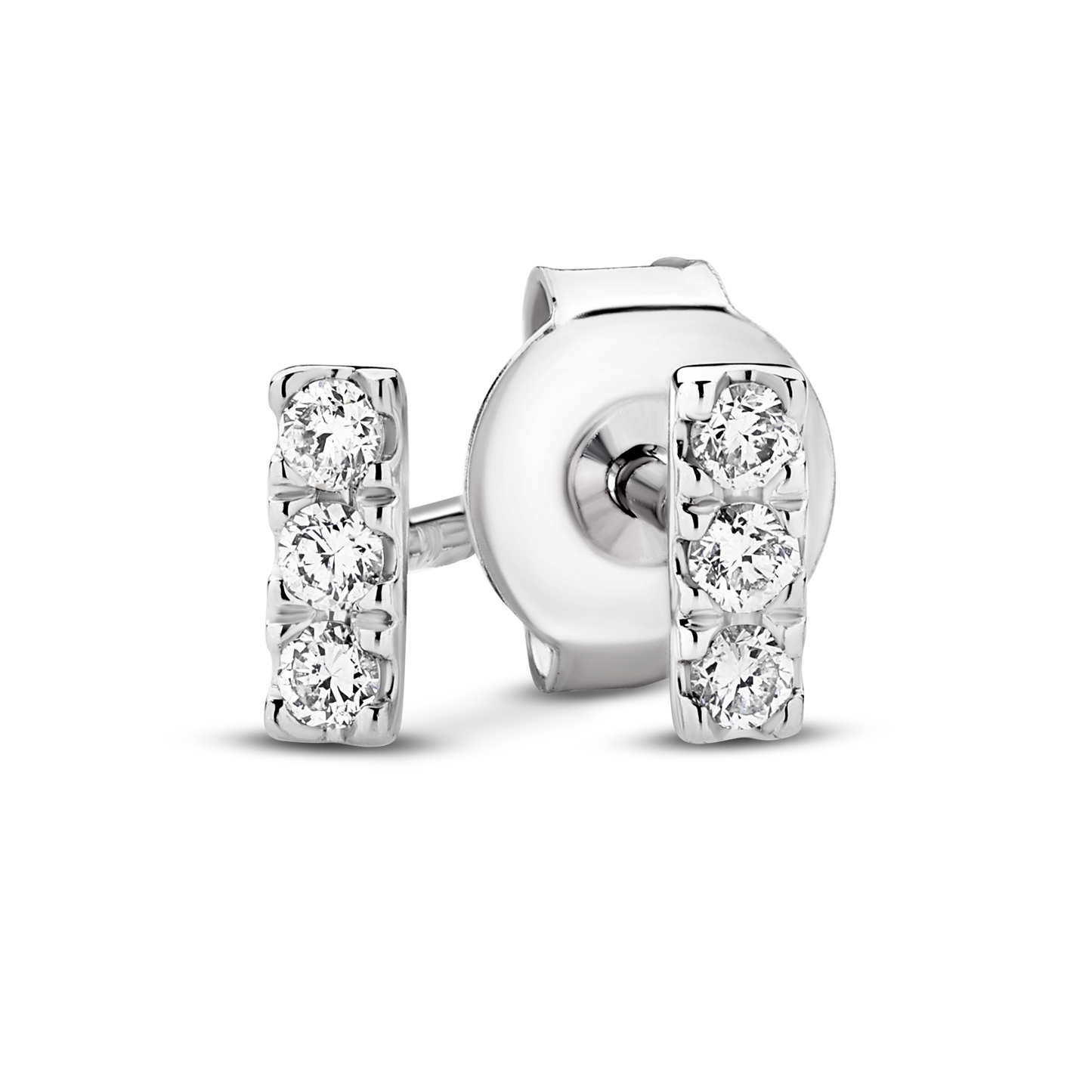Levont Line Diamond Earring Studs