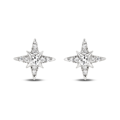 Levont Star Diamond Earring Studs