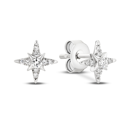 Levont Star Diamond Earring Studs