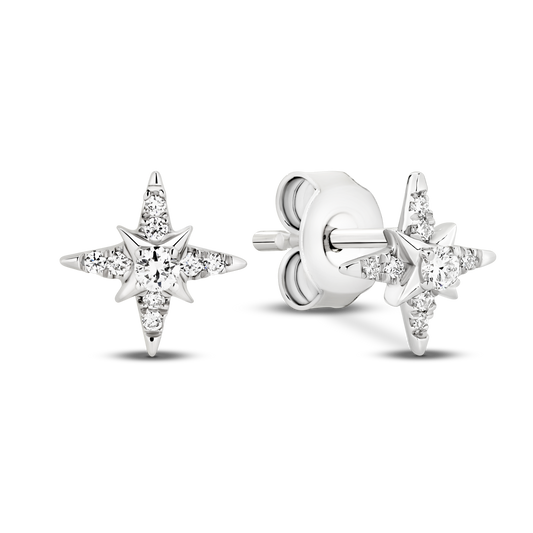 Levont Star Diamond Earring Studs