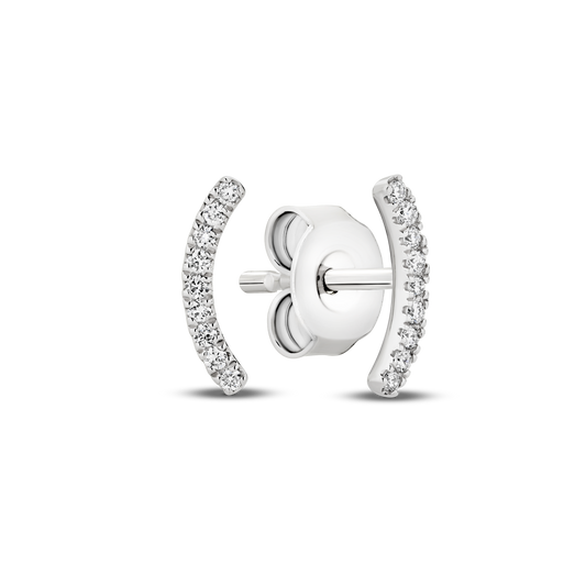Levont Smiley Diamond Earring Studs