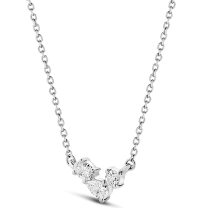 Levont Triple Diamond Gold Pendant