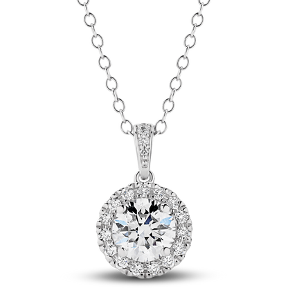 Levont Glamorous Diamond Halo Pendant