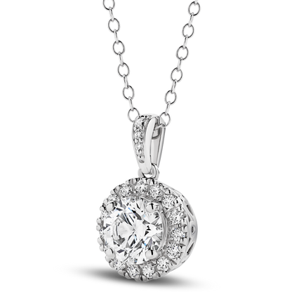 Levont Glamorous Diamond Halo Pendant