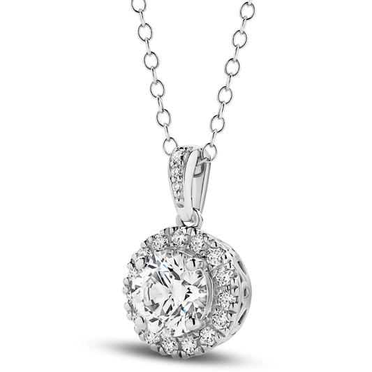 Levont Glamorous Diamond Halo Pendant