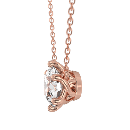 Levont Atelier Round Brilliant Six Claw Floating Pendant