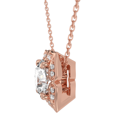 Levont Atelier Round Brilliant Artisanal Style Pendant