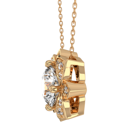 Levont Atelier Round Brilliant Orchard Style Pendant