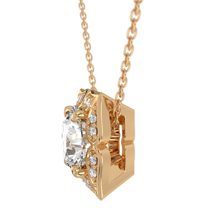 Levont Atelier Round Brilliant Artisanal Style Pendant