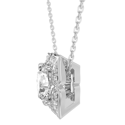 Levont Atelier Round Brilliant Artisanal Style Pendant