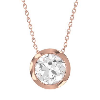 Levont Atelier Round Brilliant Bezel Set Slider Pendant
