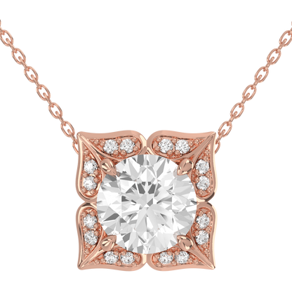 Levont Atelier Round Brilliant Artisanal Style Pendant