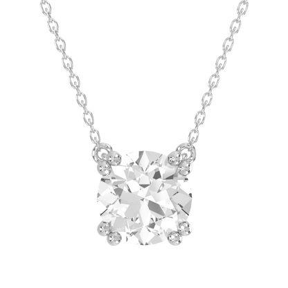 Levont Atelier Round Brilliant Double Claw Pendant