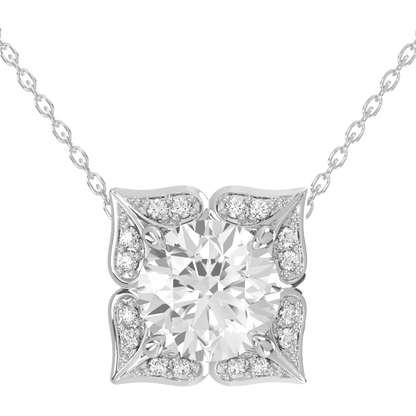 Levont Atelier Round Brilliant Artisanal Style Pendant