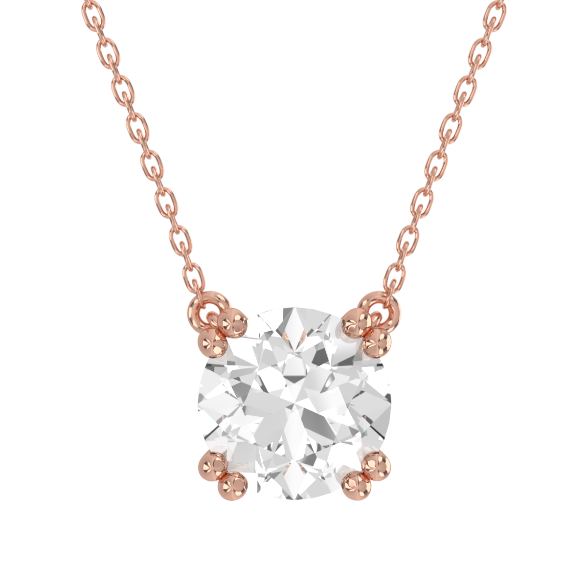 Levont Atelier Round Brilliant Double Claw Pendant