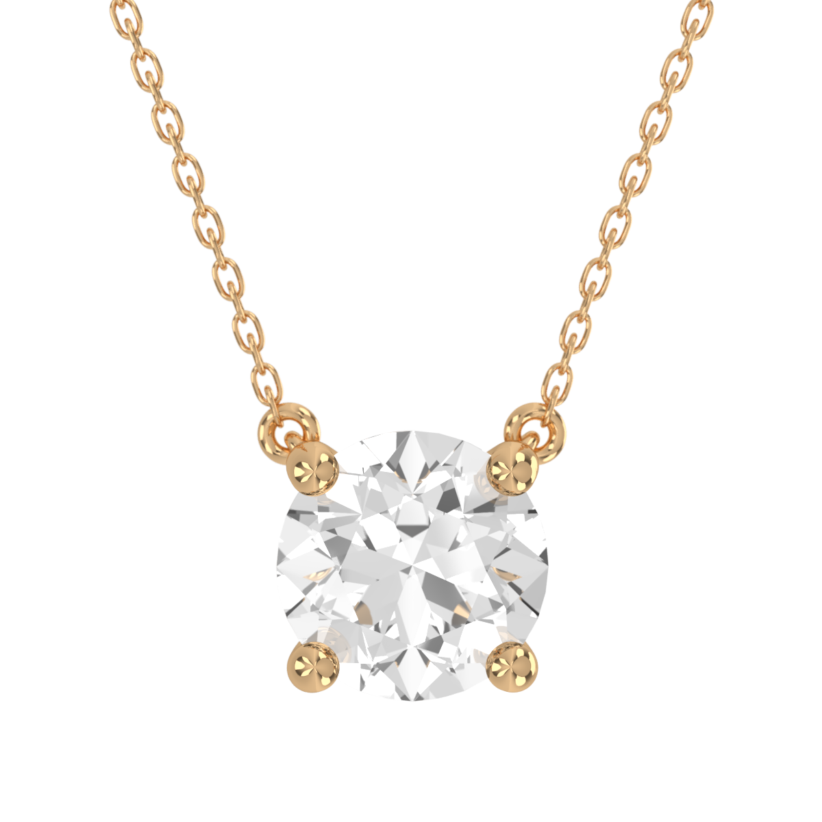 Levont Atelier Round Brilliant Floating Claw Pendant