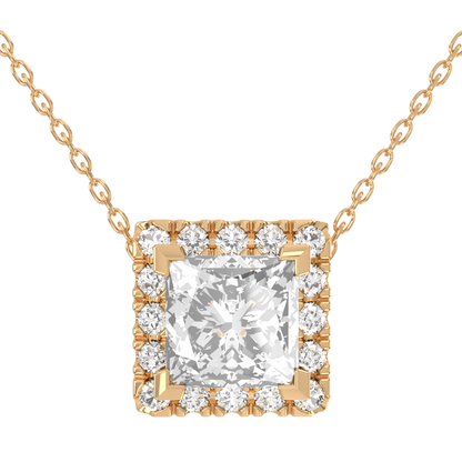Levont Atelier Princess Cut Scallop Set Slider Pendant