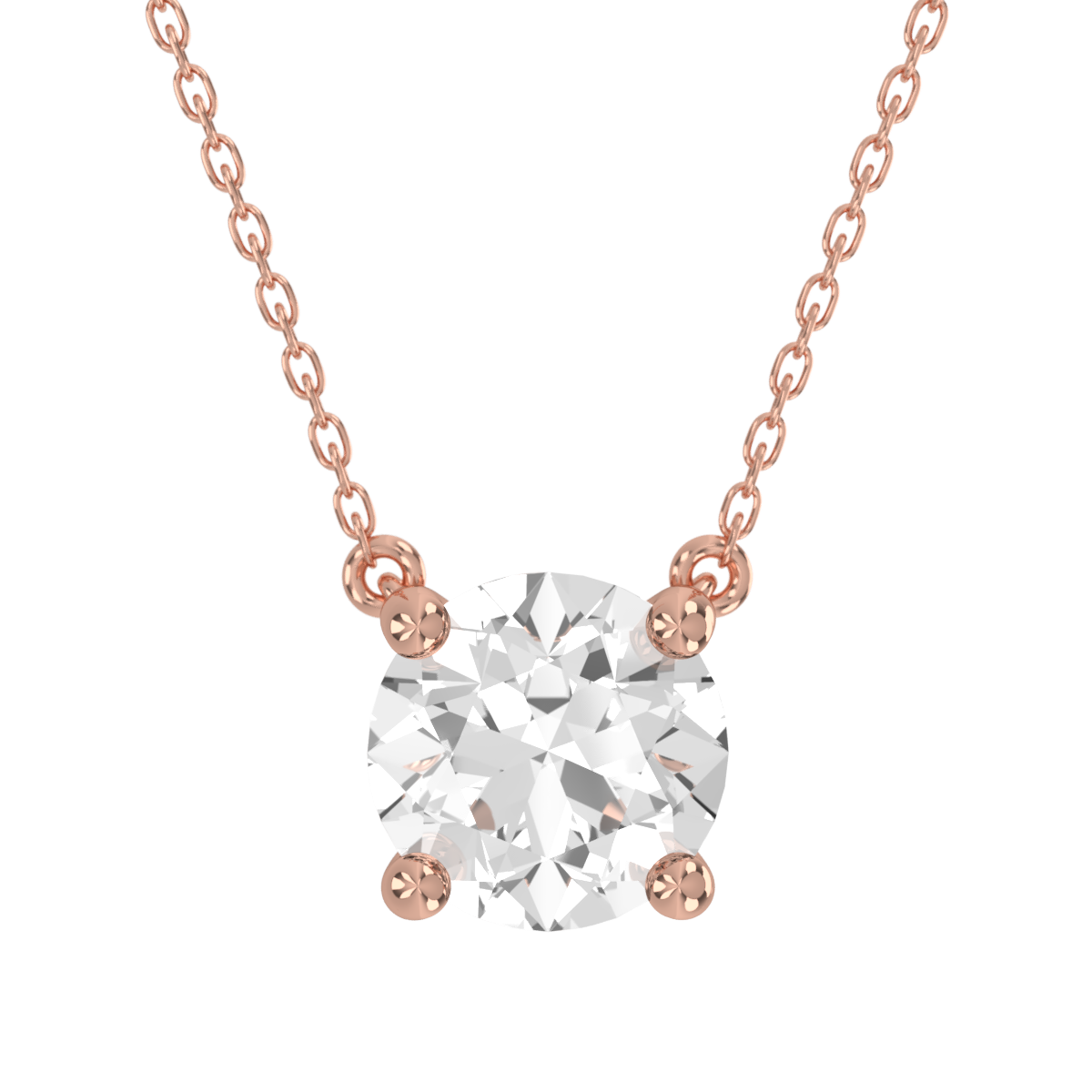 Levont Atelier Round Brilliant Floating Claw Pendant